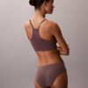Bralette fără cusături din microfibră cu nervuri, ușor căptușită Bralette fără cusături din microfibră cu nervuri, ușor căptușită