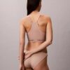 Bralette fără cusături din microfibră cu nervuri, ușor căptușită Bralette fără cusături din microfibră cu nervuri, ușor căptușită