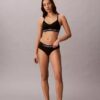 Bralette fără sârmă, ușor căptușită, cu logo din arhivă