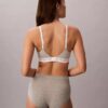Bralette fără sârmă, ușor căptușită, cu logo din arhivă