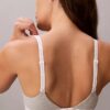 Bralette fără sârmă, ușor căptușită, cu logo din arhivă