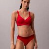 Bralette Icon din bumbac și Modal cu efect metalic