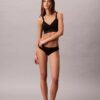 Bralette Icon din bumbac și Modal cu efect metalic