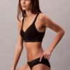 Bralette Icon din bumbac și Modal cu efect metalic