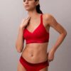 Bralette Icon din bumbac și Modal cu efect metalic