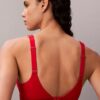Bralette Icon din bumbac și Modal cu efect metalic
