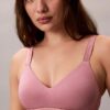 Bralette Icon din bumbac și Modal metalizat, ușor căptușită