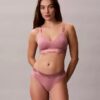 Bralette Icon din bumbac și Modal metalizat, ușor căptușită