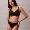 Bralette Icon din bumbac și Modal metalizat, ușor căptușită