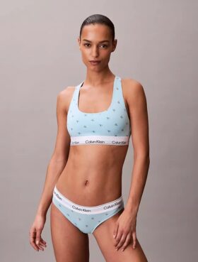 Bralette Icon din bumbac Modal, Unlined