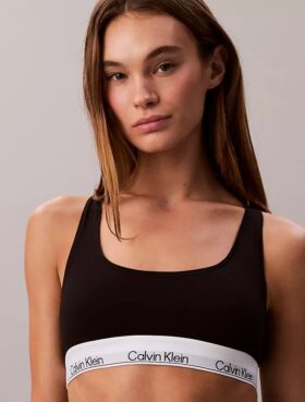 Bralette Icon din bumbac Modal, Unlined