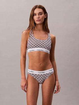 Bralette Icon din bumbac Modal, Unlined