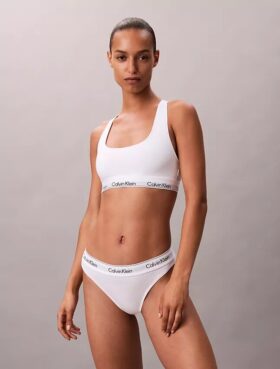 Bralette Icon din bumbac Modal, Unlined