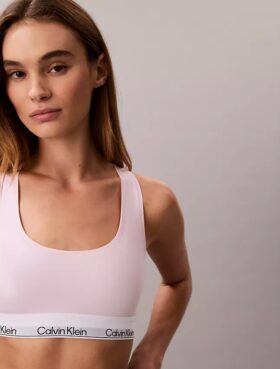 Bralette Icon din bumbac Modal, Unlined