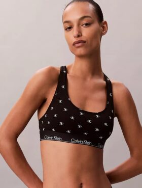 Bralette Icon din bumbac Modal, Unlined