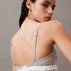 Bralette Icon din bumbac Modal, ușor căptușită, cu închidere frontală în formă de triunghi