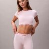 Bralette tip tricou din bumbac și Modal, ușor căptușită