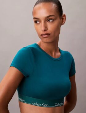 Bralette tip tricou din bumbac și Modal, ușor căptușită