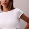 Bralette tip tricou din bumbac și Modal, ușor căptușită