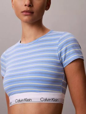 Bralette tip tricou din bumbac și Modal, ușor căptușită