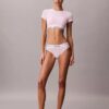 Bralette tip tricou din bumbac și Modal, ușor căptușită