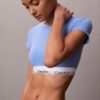 Bralette tip tricou din bumbac și Modal, ușor căptușită