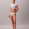 Bralette tip tricou din bumbac și Modal, ușor căptușită
