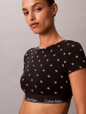 Bralette tip tricou din bumbac și Modal, ușor căptușită Bralette tip tricou din bumbac și Modal, ușor căptușită
