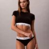 Bralette tip tricou din bumbac și Modal, ușor căptușită