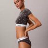 Bralette tip tricou din bumbac și Modal, ușor căptușită