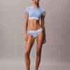 Bralette tip tricou din bumbac și Modal, ușor căptușită