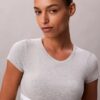 Bralette tip tricou din bumbac și Modal, ușor căptușită