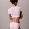 Bralette tip tricou din bumbac și Modal, ușor căptușită
