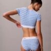 Bralette tip tricou din bumbac și Modal, ușor căptușită