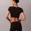 Bralette tip tricou din bumbac și Modal, ușor căptușită