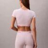 Bralette tip tricou din bumbac și Modal, ușor căptușită