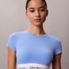 Bralette tip tricou din bumbac și Modal, ușor căptușită