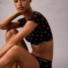 Bralette tip tricou din bumbac și Modal, ușor căptușită