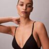 Bralette triunghiulară clasică Heritage din Cotton Stretch, ușor căptușită