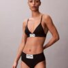 Bralette triunghiulară clasică Heritage din Cotton Stretch, ușor căptușită
