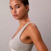 Bralette triunghiulară din Cotton Stretch, ușor căptușită, în stil tradițional Bralette triunghiulară din Cotton Stretch, ușor căptușită, în stil tradițional