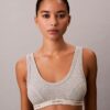 Bralette triunghiulară din Cotton Stretch, ușor căptușită, în stil tradițional Bralette triunghiulară din Cotton Stretch, ușor căptușită, în stil tradițional