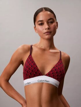 Bralette triunghiular Icon din bumbac și Modal, cu căptușeală ușoară