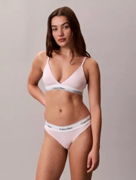 Bralette triunghiular Icon din bumbac și Modal, cu căptușeală ușoară