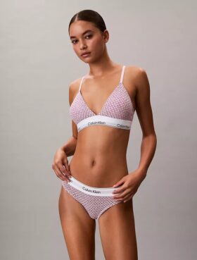 Bralette triunghiular Icon din bumbac și Modal, cu căptușeală ușoară
