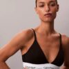 Bralette triunghiular Icon din bumbac și Modal, cu căptușeală ușoară