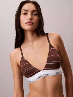 Bralette triunghiular Icon din bumbac și Modal, cu căptușeală ușoară