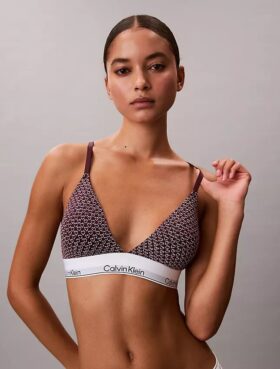 Bralette triunghiular Icon din bumbac și Modal, cu căptușeală ușoară