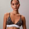 Bralette triunghiular Icon din bumbac și Modal, cu căptușeală ușoară