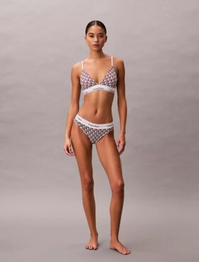 Bralette triunghiular Icon din bumbac și Modal, cu căptușeală ușoară